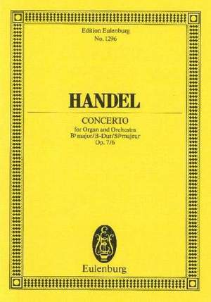 Handel, G F: Organ concerto No. 12 B major op. 7/6 HWV 311