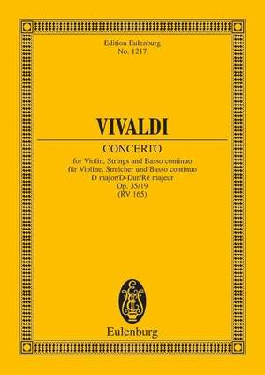 Vivaldi: Concerto D major op. 35/19 RV 212a / PV 165