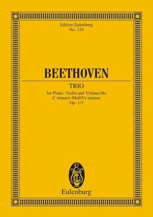 Beethoven, L v: Piano Trio No. 3 C minor op. 1/3