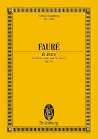 Fauré, G: Élégie op. 24