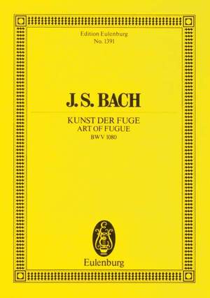 Bach, J S: Art of Fugue BWV 1080