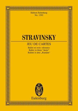 Stravinsky, I: Jeu De Cartes