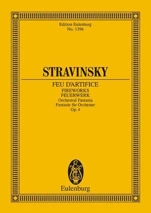 Stravinsky, I: Feu d'artifice - Fireworks op. 4