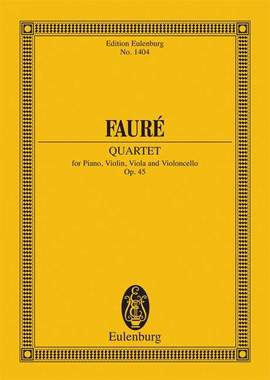 Fauré, G: Klavierquartett Nr. 2 op. 45