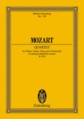 Mozart, W A: Piano Quartet G minor G minor