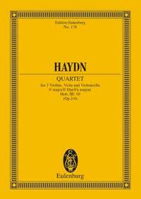 Haydn, J: String Quartet F major op. 2/4 Hob. III: 10