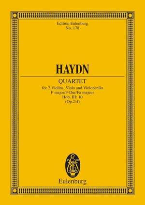 Haydn, J: String Quartet F major op. 2/4 Hob. III: 10
