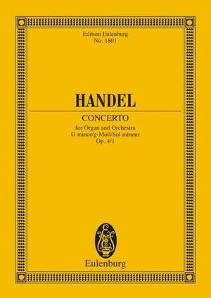 Handel, G F: Organ concerto No. 1 G minor op. 4/1 HWV 289