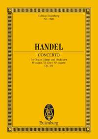 Handel, G F: Organ concerto No. 6 B major op. 4/6 HWV 294
