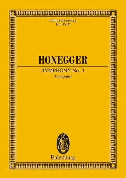 Honegger, A: Symphony No. 3