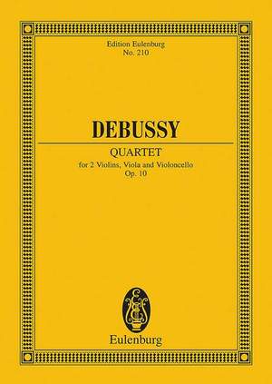 Debussy, C: Streichquartett g-Moll G minor op. 10