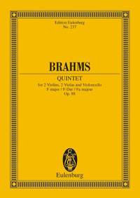 Brahms, J: Quintet F major op. 88