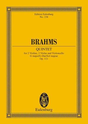 Brahms, J: String Quintet G major op. 111