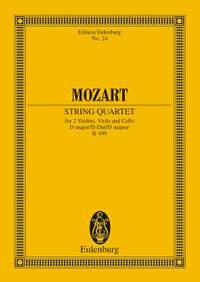 Mozart, W A: Strinq Quartet D major KV 499