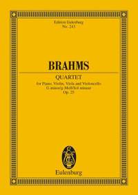 Brahms, J: Piano Quartet G minor op. 25