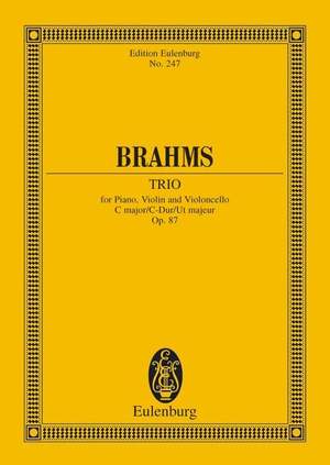 Brahms, J: Piano Trio C major op. 87