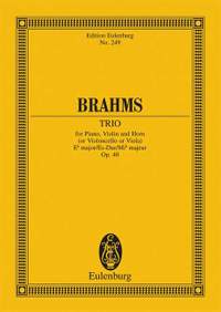 Brahms, J: Trio Eb major op. 40