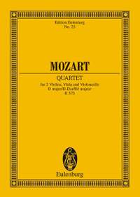 Mozart, W A: String Quartet D major KV 575