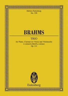 Brahms, J: Trio a-Moll A minor op. 114