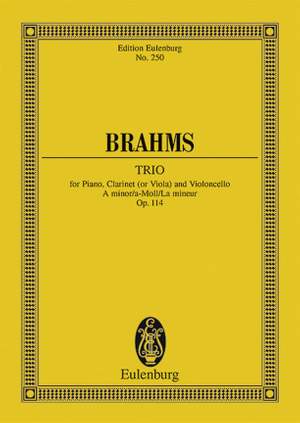 Brahms, J: Trio A minor op. 114