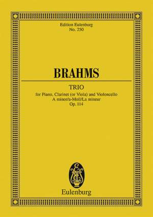 Brahms, J: Trio a-Moll A minor op. 114