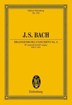 Bach, J S: Brandenburg Concerto No. 6 Bb major BWV 1051