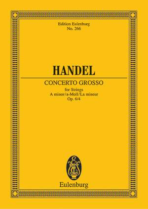 Handel, G F: Concerto grosso a-Moll A minor op. 6/4 HWV 322