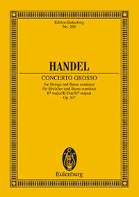 Handel, G F: Concerto grosso Bb major op. 6/7 HWV 325