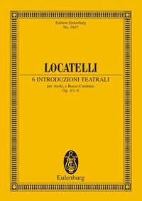 Locatelli, P A: 6 Introduzioni teatrali op. 4/1-6 Vol. 1