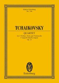 Tchaikovsky: String Quartet No. 2 F major op. 22 CW 91