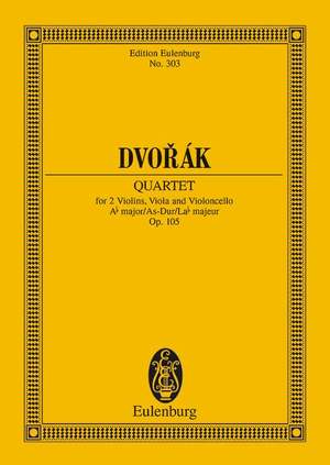 Dvorák, A: String Quartet Ab major op. 105 B 193