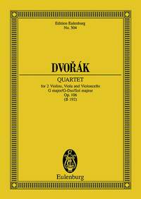 Dvořák, A: String Quartet G major op. 106 B 192