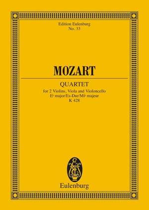 Mozart, W A: String Quartet Eb major KV 428