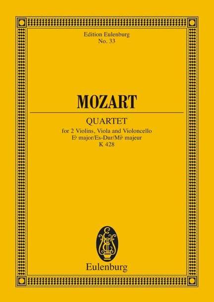 Mozart, W A: String Quartet Eb major E flat major