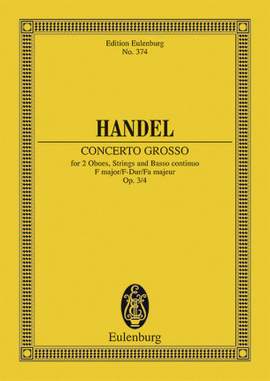 Handel, G F: Concerto grosso F major F major op. 3/4 HWV 315