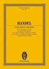 Handel, G F: Concerto grosso C major HWV 318