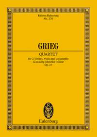 Grieg, E: String Quartet G minor G minor op. 27