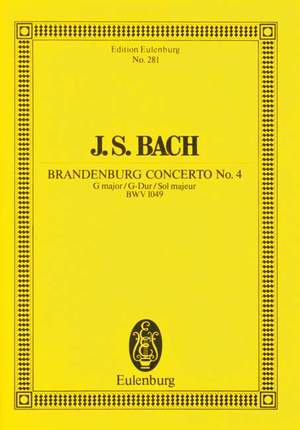 Bach, J S: Brandenburg Concerto No. 4 G major BWV 1049