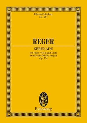 Reger: Trio D major op. 77a
