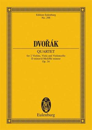 Dvorák, A: String Quartet D minor op. 34 B 75
