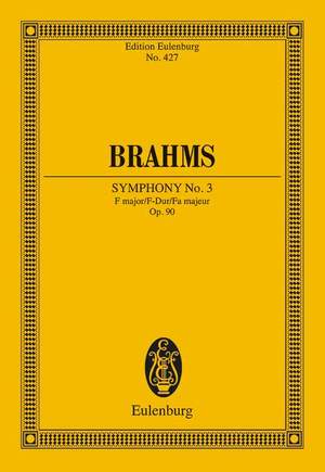 Brahms, J: Symphony No. 3 F major op. 90