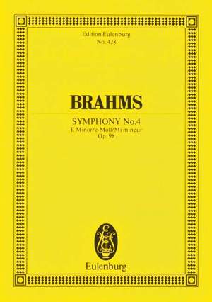 Brahms, J: Symphony No. 4 E Minor op. 98