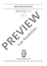 Strauss, R: Macbeth op. 23 TrV 163 Product Image