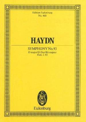 Haydn, J: Symphony No. 93 D major, "Glocken" Hob. I: 93