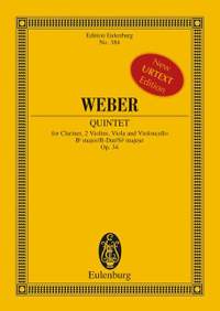 Weber: Quintet Bb major op. 34 JV 182; WeV P.11