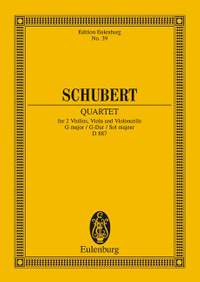 Schubert: String Quartet G major op. 161 D 887