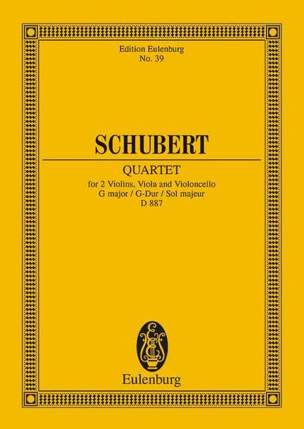 Schubert: String Quartet G major op. 161 D 887