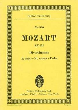Mozart, W A: Divertimento Nr. 12 Es-Dur E flat major KV 252