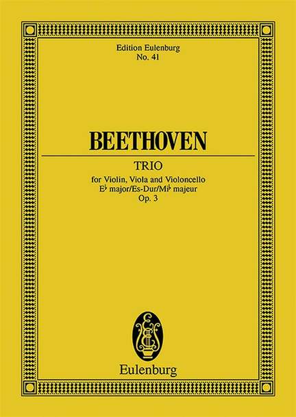 Beethoven: String Trio Eb major op. 3