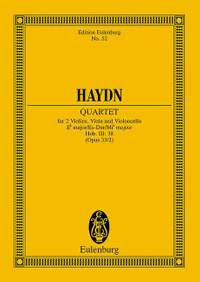 Haydn, J: String Quartet Eb major op. 33/2 Hob. III: 38